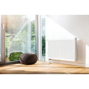 Плоский радиатор Logatrend K-Profil, 10/900/1400, профилированная поверхность, боковое подключение Плоский радиатор Logatrend K-Profil, 10/900/1400, профилированная поверхность, боковое подключение