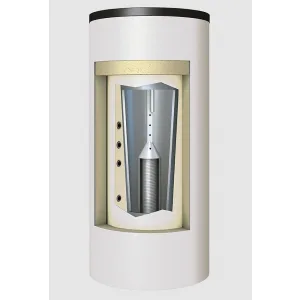 Вертикальный напольный водонагреватель Buderus Logalux PL1000/2SW, 940 л, белый цвет Вертикальный напольный водонагреватель Buderus Logalux PL1000/2SW, 940 л, белый цвет
