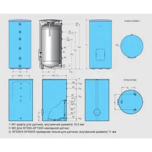 Вертикальный напольный водонагреватель Buderus Logalux SF750.5-C Вертикальный напольный водонагреватель Buderus Logalux SF750.5-C